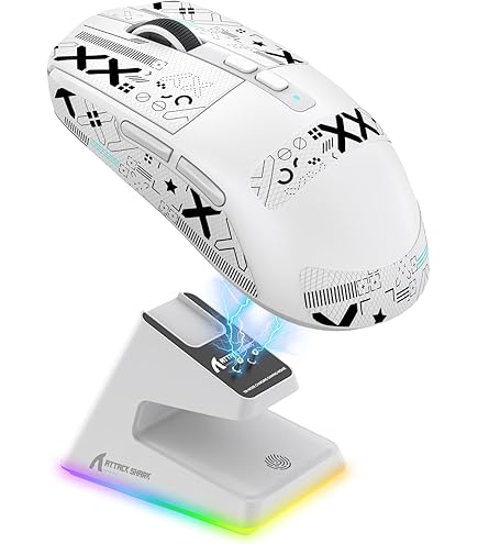 Amazon.com: MAMBASNAKE Attack Shark X6 Wireless Gaming Mouse,RGB